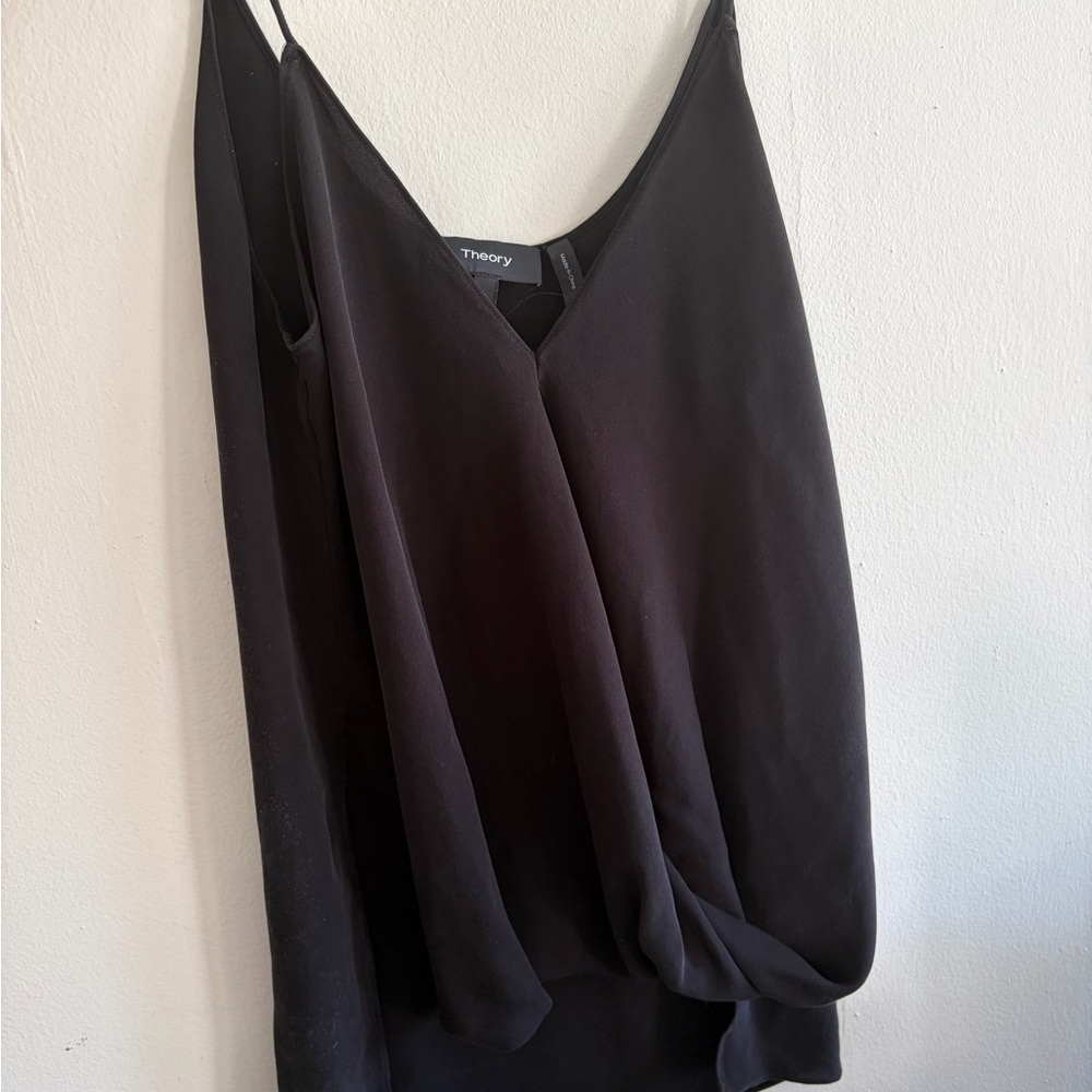 Theory V-Neck Black Camisole
